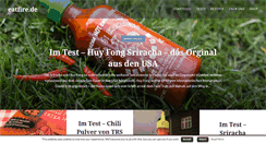 Desktop Screenshot of eatfire.de